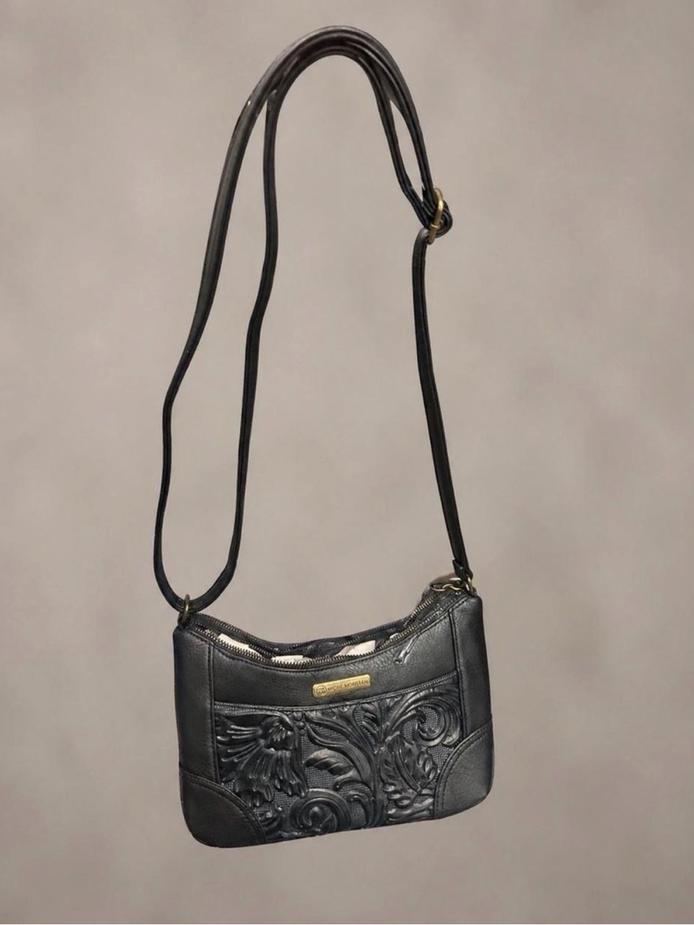 Western Boho Chic Cross Body Black Purse